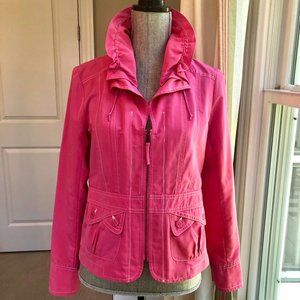 Tribal Hot Pink Nylon Jacket
